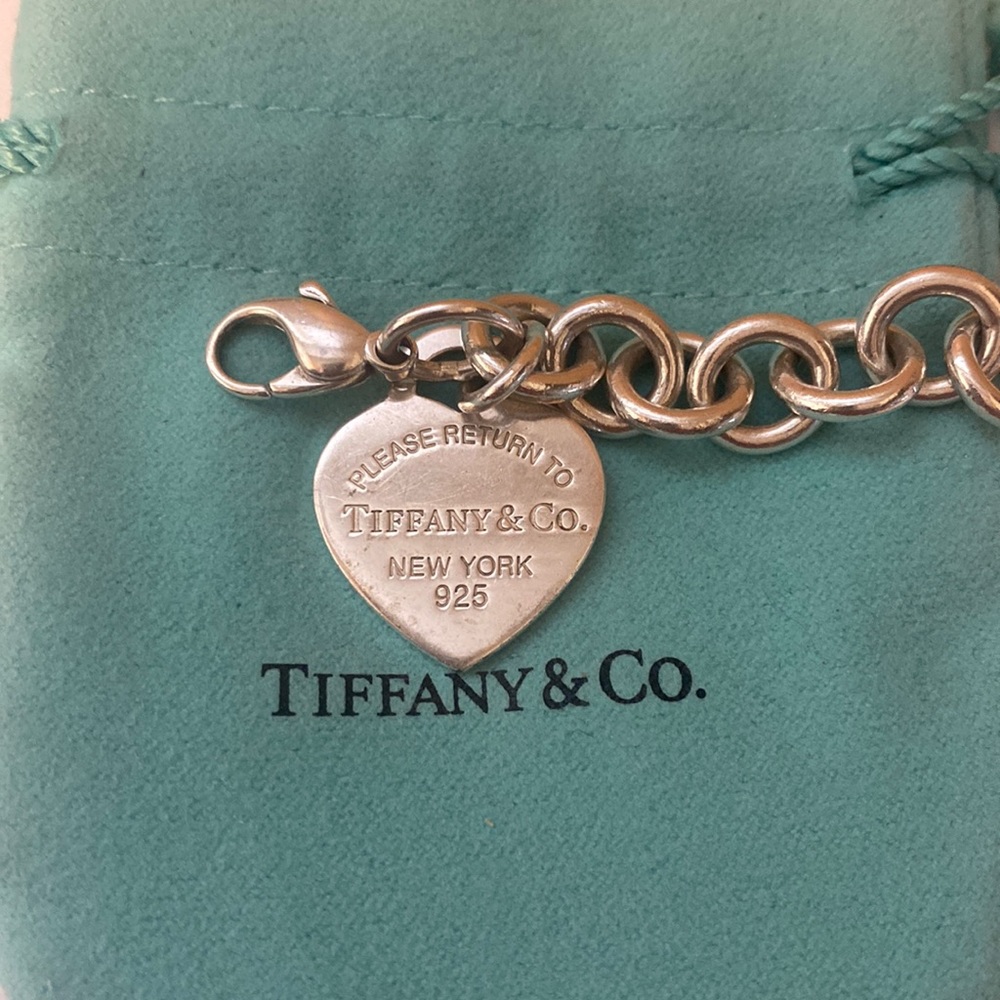 Return to Tiffany Heart Tag Bracelet in Silver